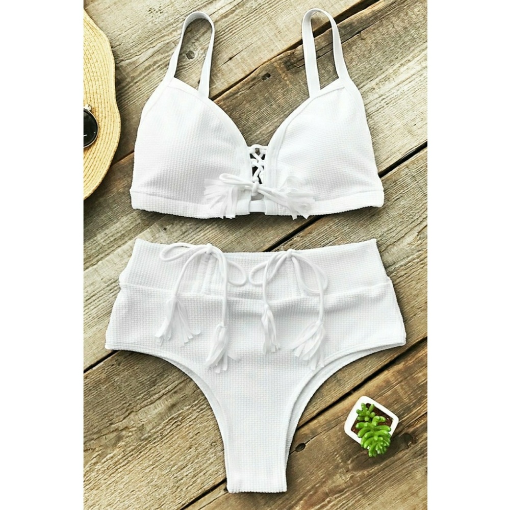 NWT Cupshe High Waisted Bikini Set
